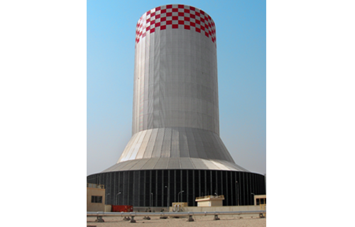 海勒式自然通风钢塔 - 叙利亚Zayzoun 1×540MW联合循环发电厂项目